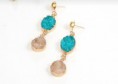 Pendientes de Piedras Drusas
